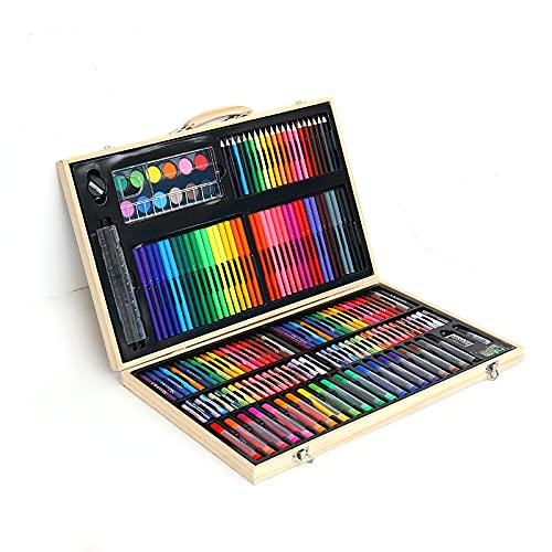 TONY STARK Art Supplies for Kids Deluxe Kids Art Set for Drawing Painting and More with Portable Art Box, Coloring Supplies Art Kits Best Christmas Great Gift for Kids. (Wooden) (B09RK1MBFY) Amazon Price History, Amazon Price Tracker