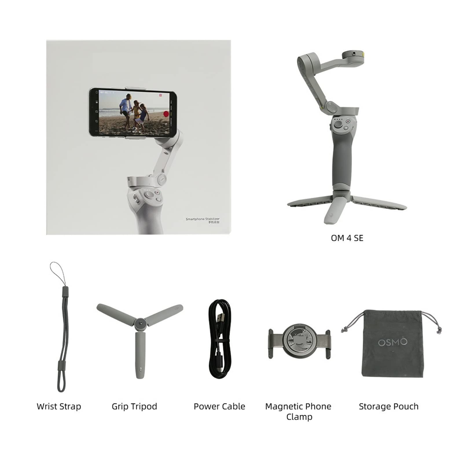 Ręczny 3-osiowy stabilizator gimbala Selfie Stick do smartfona Magnetyczna konstrukcja Dynamiczny zoom Transmisja na żywo