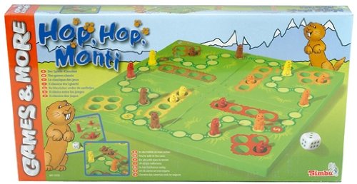 Preisvergleich Produktbild Simba 106015555 - Games and More, Brettspiel, Hop-Hop-Monti