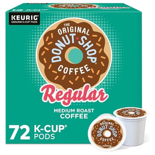 The Original Donut Shop Keurig Single-Serve K-Cup Pods, Regular Medium Roast Coffee, 72 Count