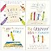 Produktbild The Crayons 4 Books Collection Set By Drew Daywalt & Oliver Jeffers (Love from the Crayons [Hardcover], The Day The Crayons Quit, The Day The Crayons Came Home & [Board book] Book of Numbers)