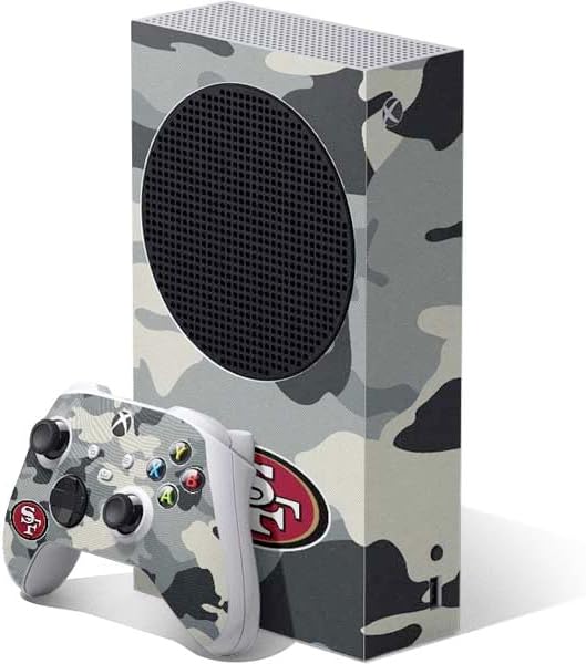 Skinit Decal Gaming Skin Compatible with Xbox Series S Bundle - Officially Licensed NFL San Francisco 49ers Retro Logo Design
