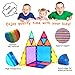 Children Hub 46pcs Magnetic Tiles Set - Educational 3D Magnet Building Blocks - Building Construction Toys for Kids - Upgraded Version with Strong Magnets - Creativity, Imagination, Inspiration