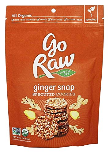 Go Raw Ginger Snap - Case of 12 - 3 oz.
