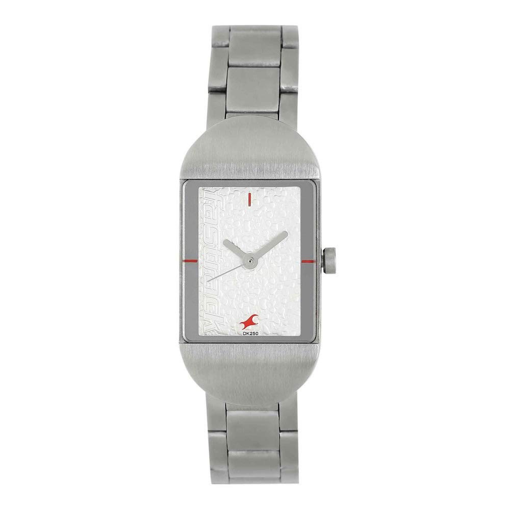 Fastrack Women Stainless Steel Go Skate Analog Black Dial Watch-Nn6201Km01/Np6201Km01, Band Color-Silver (B082XK3CZ5) Amazon Price History, Amazon Price Tracker