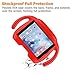 LEDNICEKER Kids Case for iPad Mini 1 2 3 4 5 - Light Weight Shock Proof Handle Stand Kids Friendly for iPad Mini, Mini 5 (2019), Mini 4, Mini 3rd Generation, Mini 2 Tablet - Red