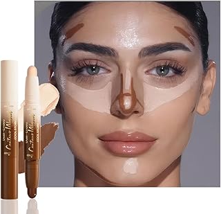 Barra de maquillaje de doble punta 2 en 1, co...