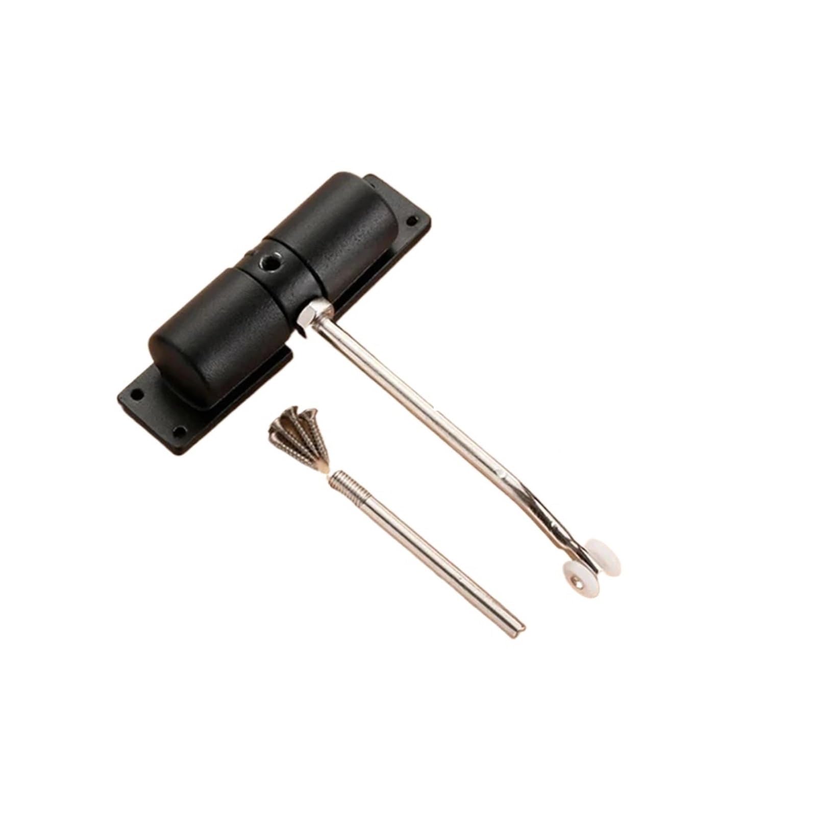 Forvexilla Black 2Pcs Heavy Duty Safety Spring Automatic Adjustable Closer