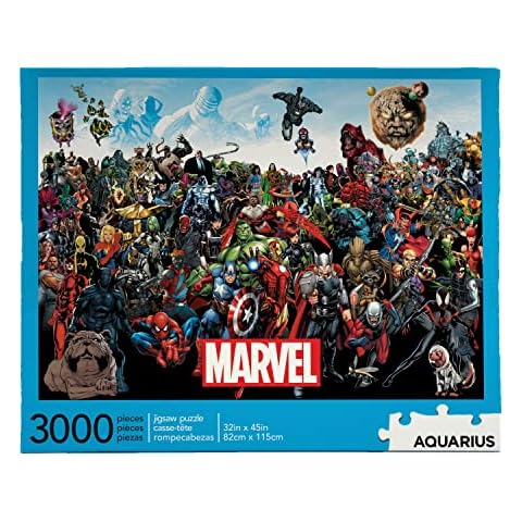 Aquarius Marvel Puzzle Cast (3000 Piece Jigsaw Puzzle) Cover