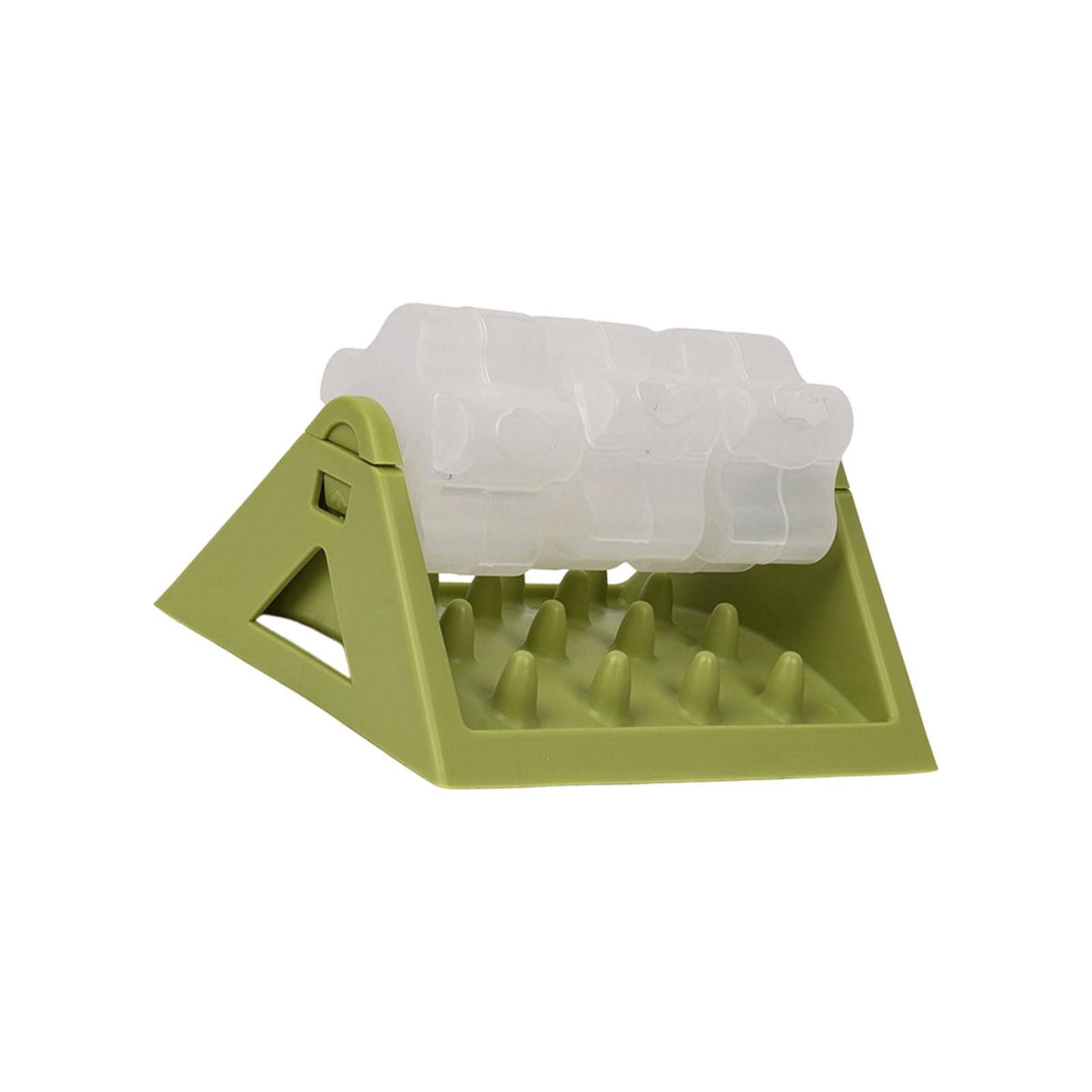 MICFENY Rolling Treat Dispenser Dog Toy With Adjustable Food Opening NonSlip Base Interactive Feeding Game For Canine Enrichment