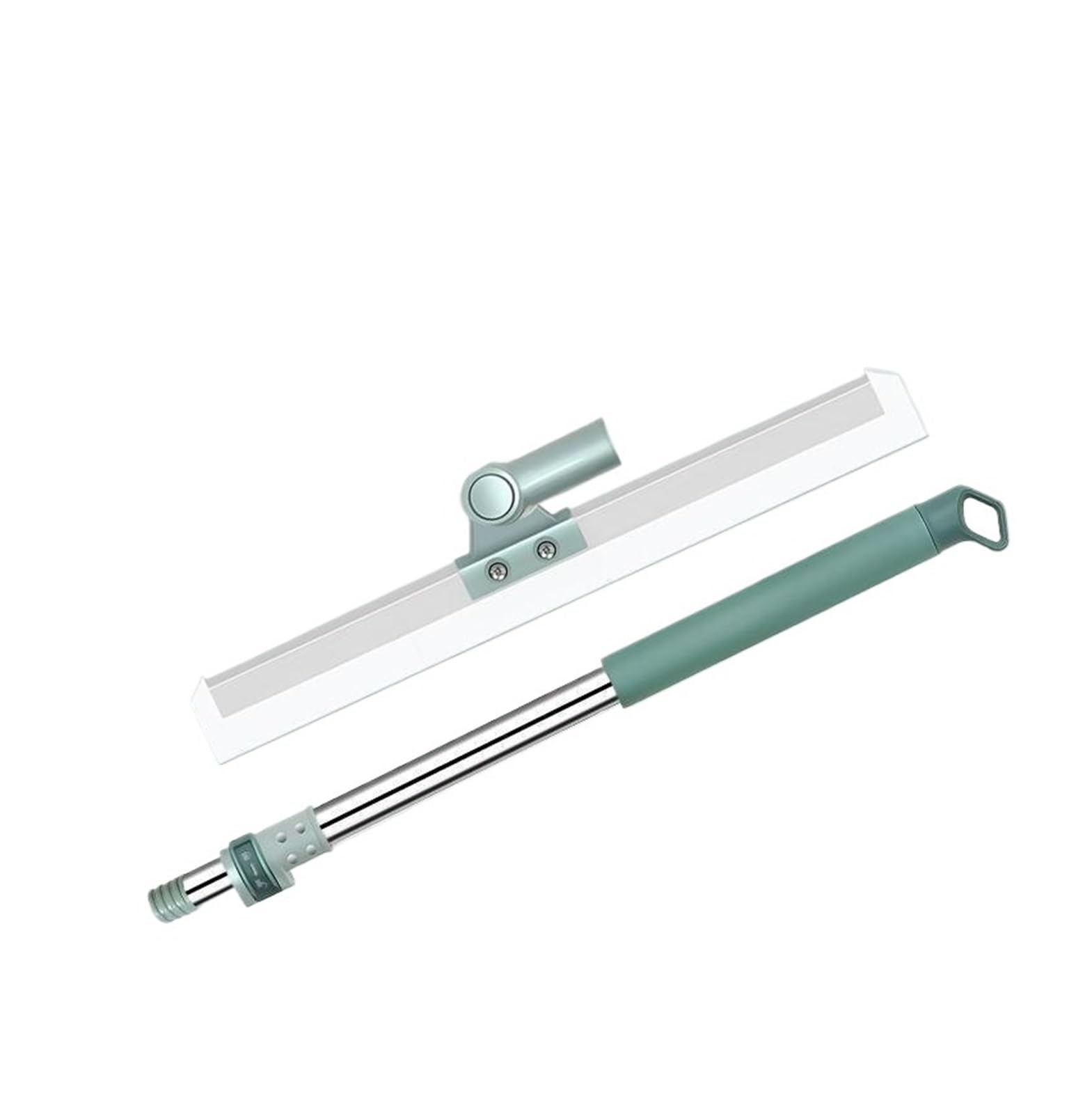 180˚ Rotating Silicone Mop Broom Sweeping Brush Glass Scraper Mirror Cleaning Washing Wiper Floor Cleaning Broom Wiping(35CM)