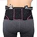 LINIXU Women's Concealed Carry Holster Hip Hugger Classic Lace ambidextrous Black/red (RED, M(35