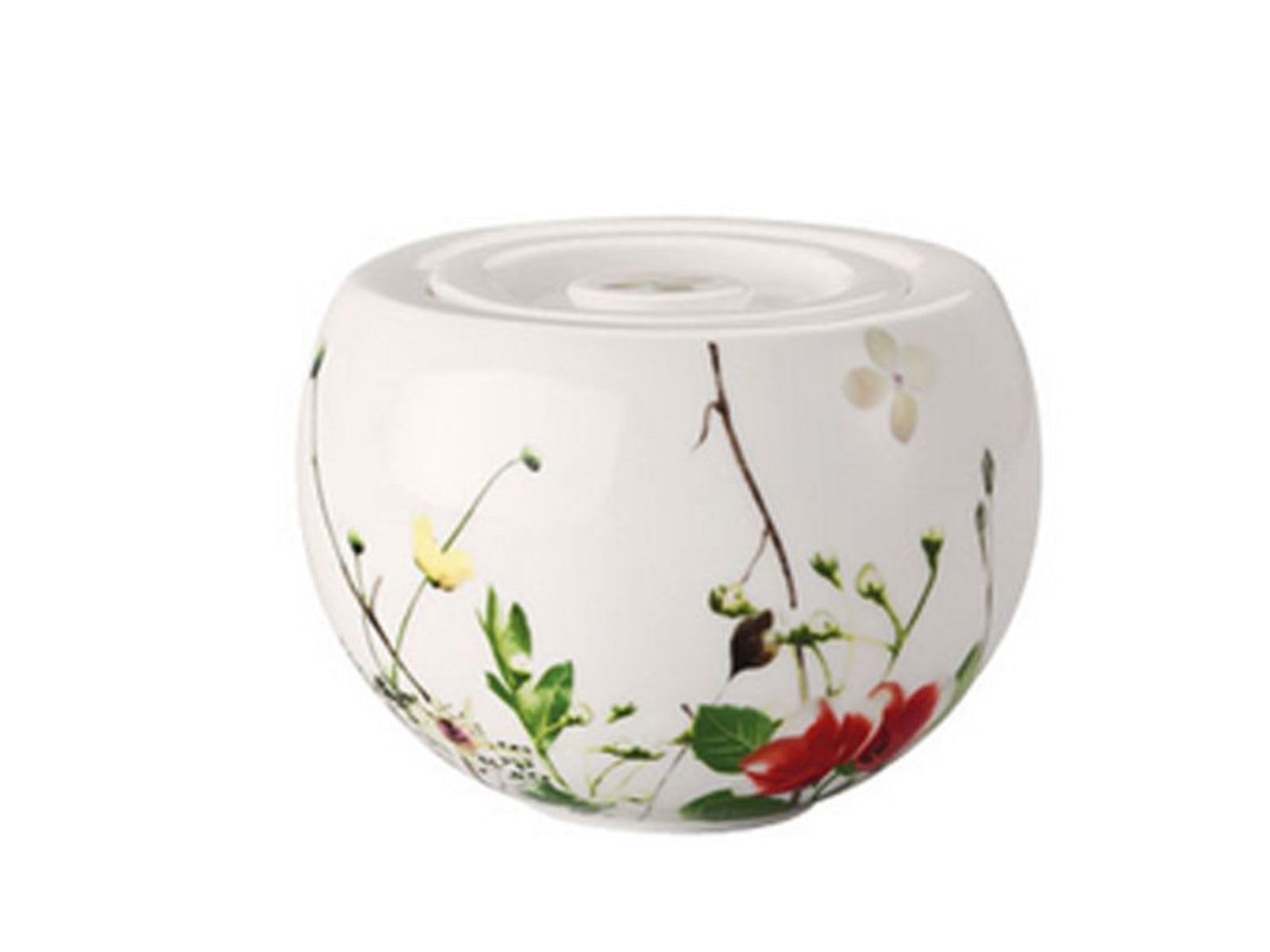 Rosenthal Brillance Fleurs Sauvages Sucrier Porcelaine d'os Multicolore 11 x 11 x 8 cm