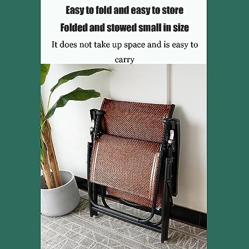 Chaise Longue Rotin Réglable et Table d'Appoint en Osier - 4