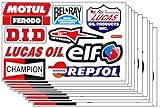 10 Bogen Vorteils Pack 10 Bogen 270 mm x 180 mm - Sparpack Konvolut Sponsoren Sponsor Logo Sticker Motorsport Motocross Auto Roller Tuning Aufkleber wetterfest Modellbau