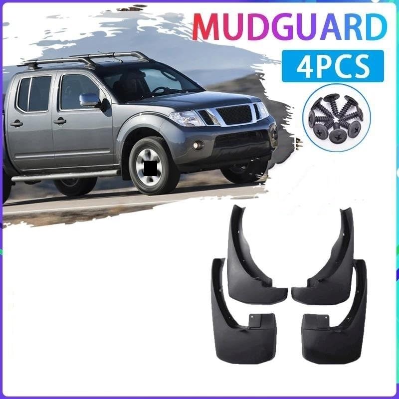 Guardabarros Nissan Navara Frontier Brute D40 2005-2016, kit de protectores de salpicaduras 2