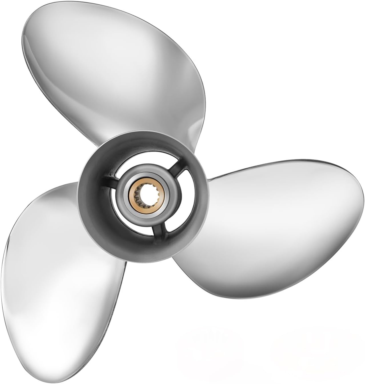 Stainless Steel 16 X 23 Upgrade OEM 990C0-00810-23P Outboard Boat Propeller Fit Suzuki Engines DT/DF150/175/200/225HP DF250/300HP Prop 15 Spline Tooth 3 Blades RH