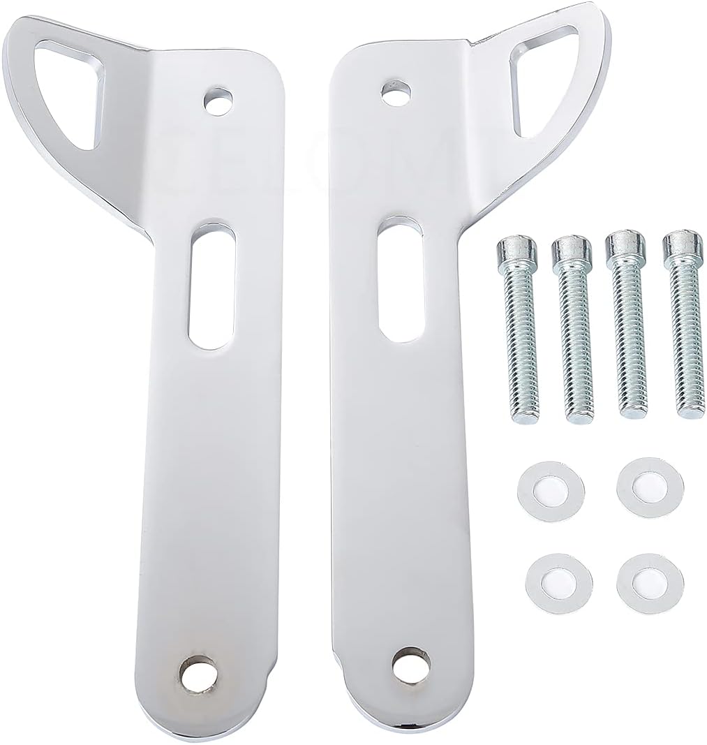 Tie-Downs Bracket Kit Fit Harley Davidson Electra Glide Street Glide Ultra Limited CVO 2014-2020 (Chrome)