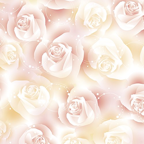 タカ印 ラッピングペーパー 49-1558 ローズドリームP 半才判 ピンク 50枚