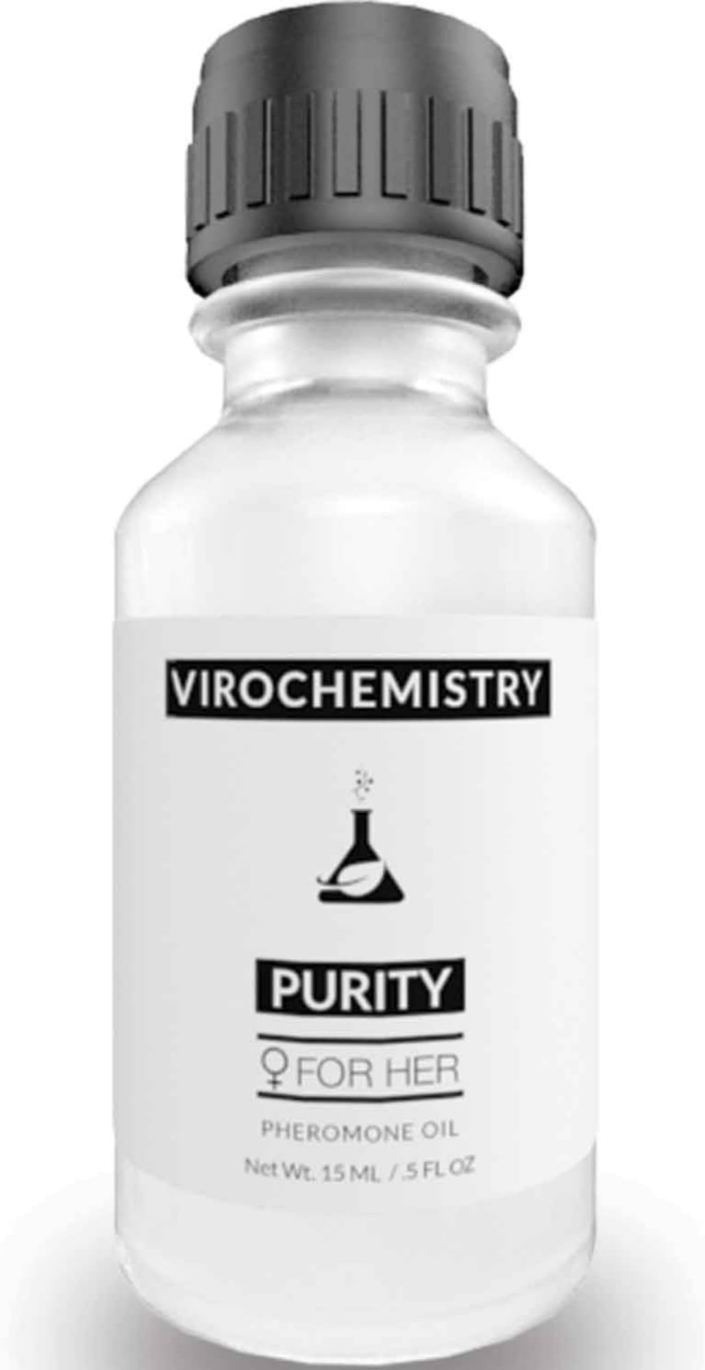 Pheromones For Women (Purity) - Elegant, Ultra Strength Organic Fragrance Body Perfume Oil (.5 Fl. Oz)