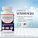 Vitamatic Vitamin D3 5000 IU (125 mcg) – 500 Mini Softgels Olive Oil-Based Formula – Cold-Pressed – 500-Day Supply – Supports Bone, Muscle & Immune Health – Non-GMO & Gluten-Free