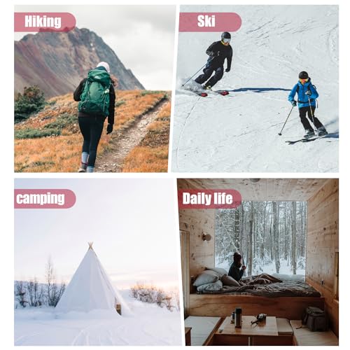 Image of Women's Waterproof Winter Jacket Skiing Warm Fleece Snow Coat Hooded Windproof Raincoat S-3XL