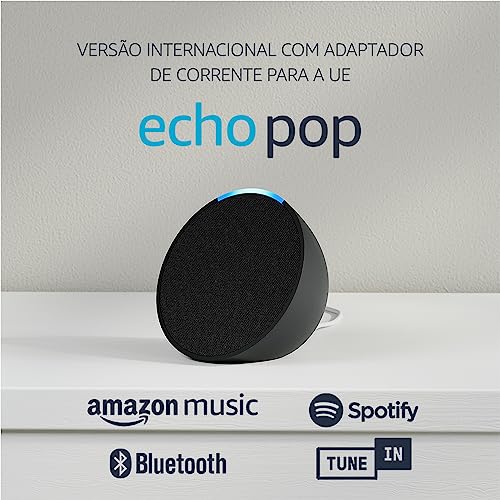 Echo Pop | versión internacional | Altavoz compacto inteligente c...