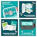 Be Smart Get Prepared First Aid Kit, Teal, 326 Piece, Exceeds OSHA and ANSI Guidelines 100 People - Office, Home, Car, School, Emergency, Survival, Camping, Hunting and Sports