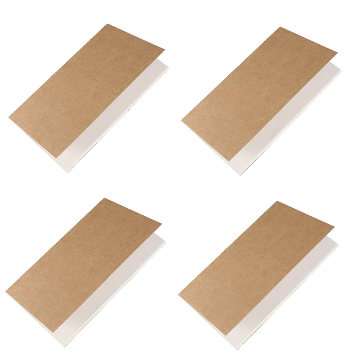 SHINEOFI 48pezzi Quaderno Retro Carta Kraft Per Scrittura Creativa Diario Di Viaggio e Disegno Con Pagine Vuote Per Appunti e Schizzi Per Studenti e Adulti