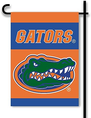 BSI PRODUCTS, INC. - Florida Gators 2-Sided Garden Flag and Plastic Pole with Suction Cups - UF Football Pride - High Durability for Indoor and Outdoor Use - Great Fan Gift Idea - Classic