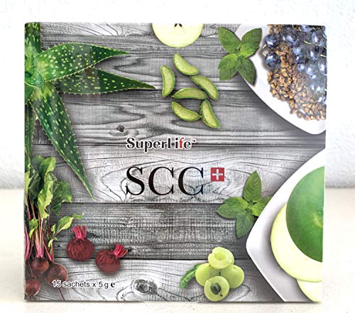 Superlife Colon Care Plus, SCC+, for Colon Health, Colon Cleanser, Colon Detox, Detox for Weight Loss, detoxifier, Weight Loss, Contain Sinetrol, Fiber (1 Pack x 15 sachets)