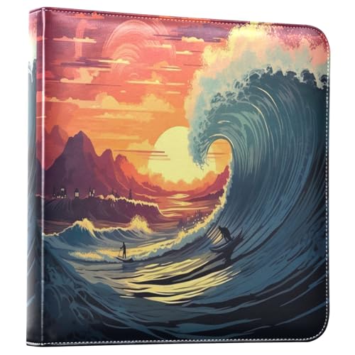 Álbum de fotos adhesivo DIY Scrapbook FLildon de cuero PU con 40 páginas 8x10 para recuerdos miniatura 1