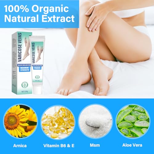 Justswag Varicose Veins Treatment For Legs, Varicose Veins Cream With Mild Ingredients thumb #3