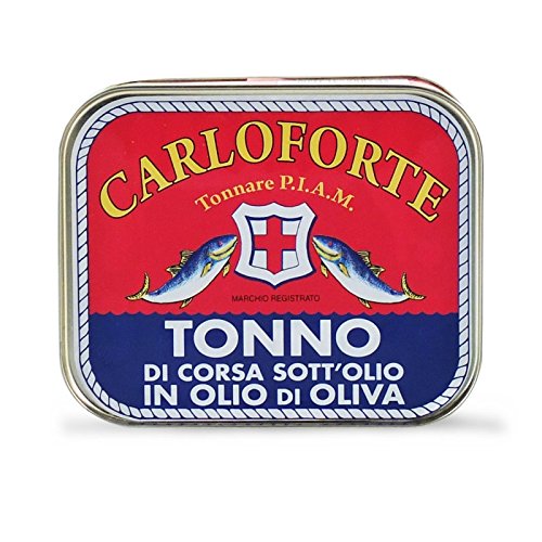 TONNO ROSSO DI CORSA IN OLIO OLIVA TONNARE PIAM CARLOFORTE 350 GR
