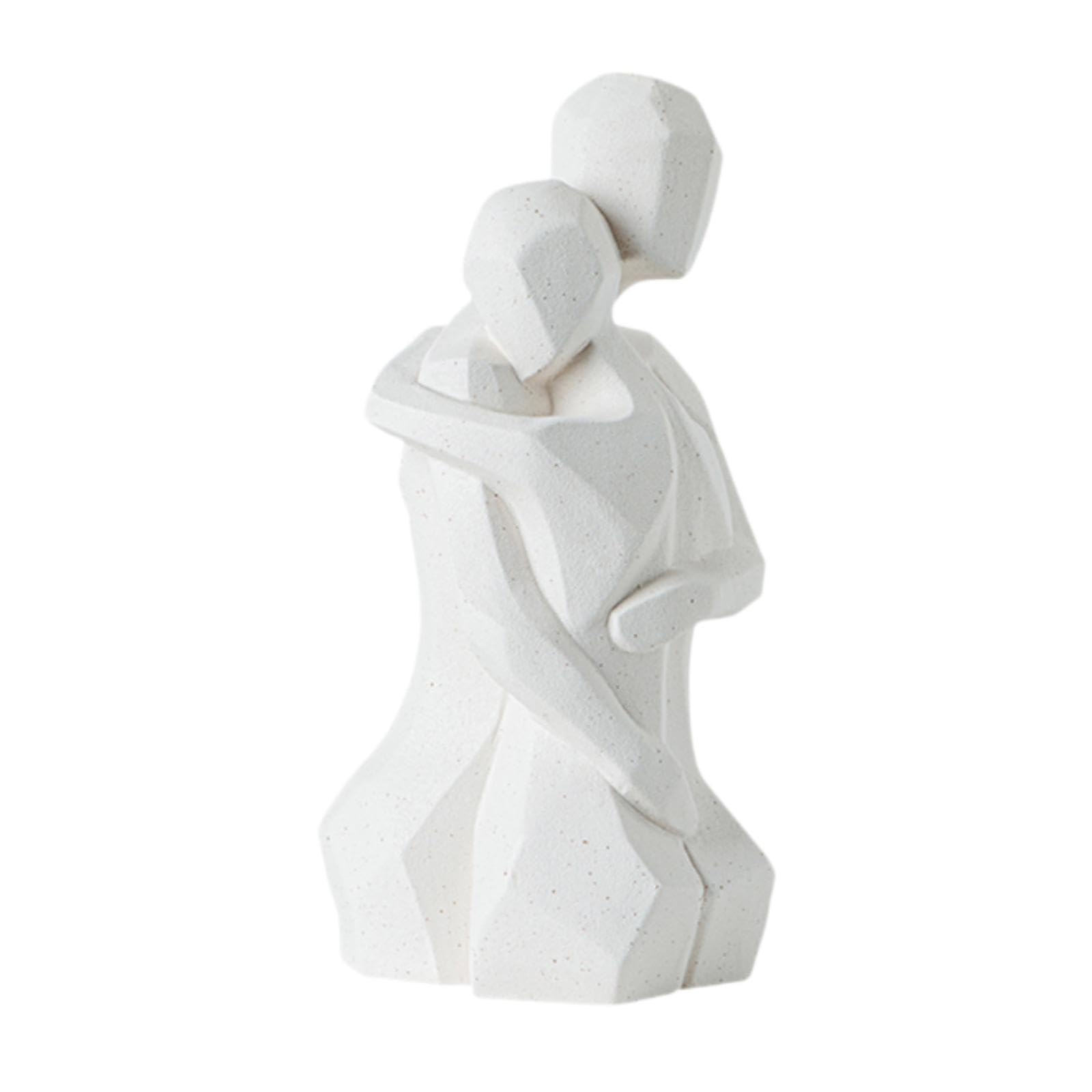 TWISAXC Vivid Styling Couple Figurine Art Crafts Modern Abstract Wedding Anniversary Decor Interesting And for Creative Couple Statue Art Crafts Wedding