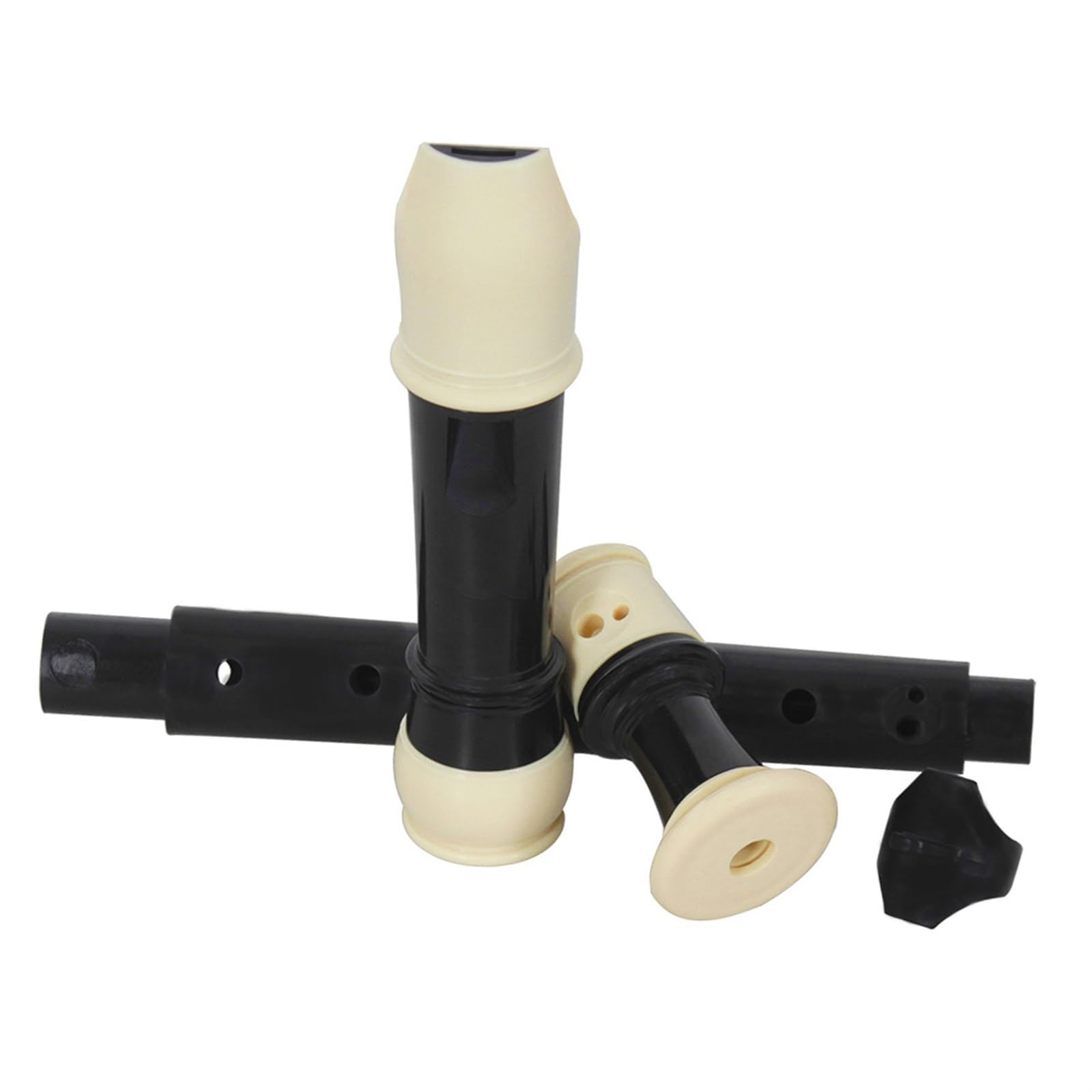 principianti flauto dolce Clarinetto Registratore Saxophone Professionale A Otto Fori Flauto Acuto A 8 Fori Suono Nero ABS Facilmente Regolabile Per Uso Alimentare (Color : Black)