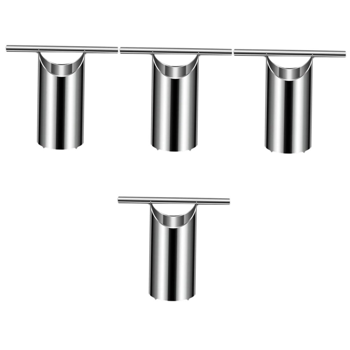 PRETYZOOM 4piezas Cortador De Inoxidable Herramienta Multiusos Para Frutas Perforador Ergonómico Cocinas y