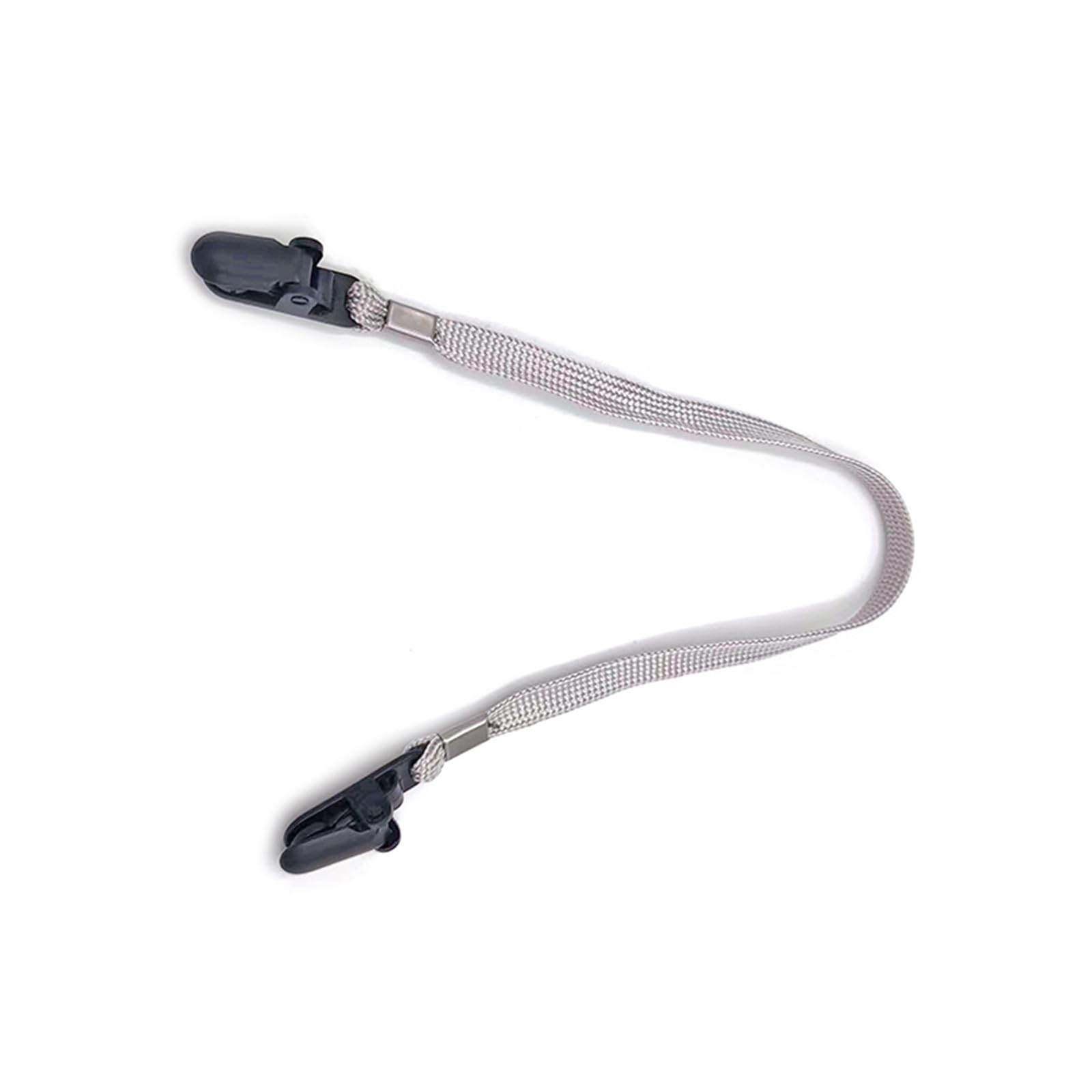 Purplelily Men's Gray Windproof Hat Strap Outdoor Hat Wind Clip Lanyard Rope Prevent Being Lost For Fishing Hiking Travel Climbing Tool Hat Strap Clip For Wind Adjust Hat Strap Clip Hat Chin Rope Clip Hat Strap Clip