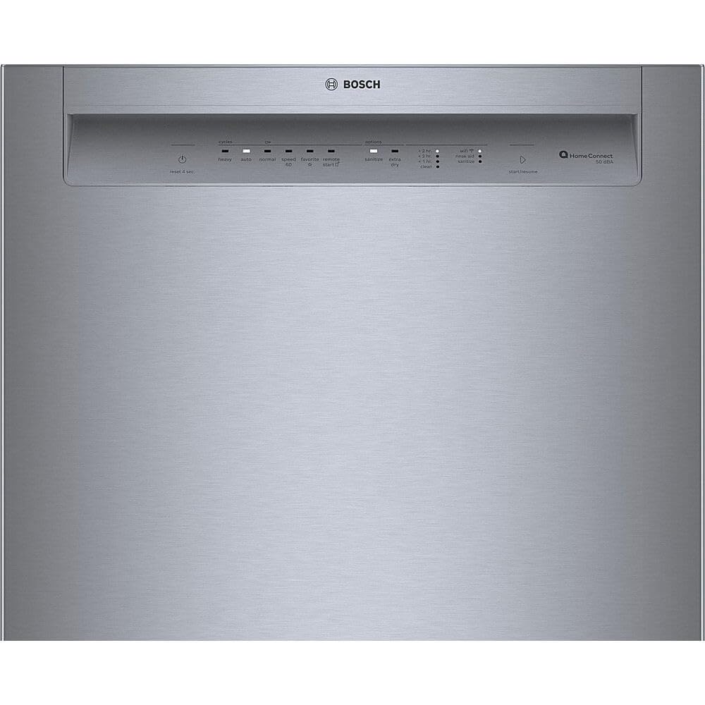 100 Series 24 in. Stainless Steel Front Control Tall Tub Dishwasher with Hybrid Stainless Steel Tub, 50 dBA
