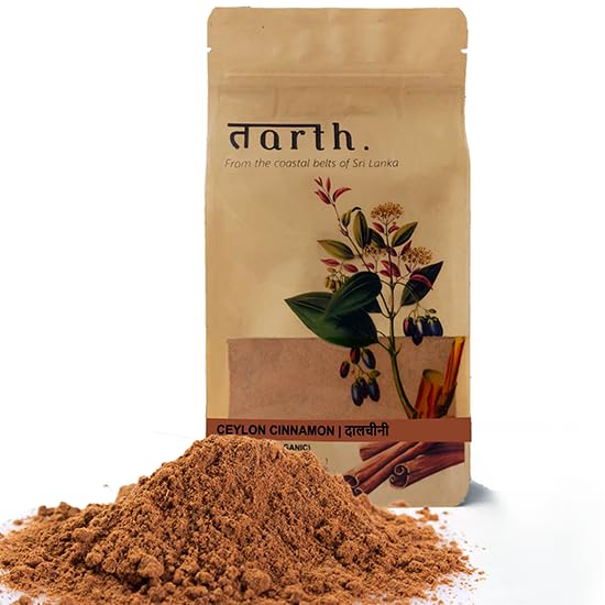 Tarth Ceylon Cinnamon Powder | Authentic Sri Lankan Cinnamon Powder | World's Finest Spice - Sourced from coastal farmers of Sri Lanka (200g)