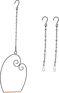 GARVALON 1 conjunto de suporte de pássaro de ferro forjado suporte de ferramentas de balanço de metal periquito suporte de gaiola de pássaro suporte para papagaio suporte de metal pássaro balanço pássaro brinquedo diário portátil pássaro poleiro acessórios para pássaros