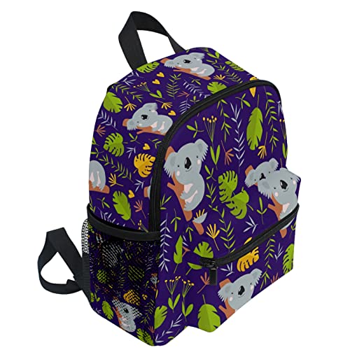 Wusikd Sloth Leaves Backpack for Kids Girls Boys Cute Animal Bookbag Daypack with Chest Strap Mini Elementary School Bags Water Resistant Durable for School Student2