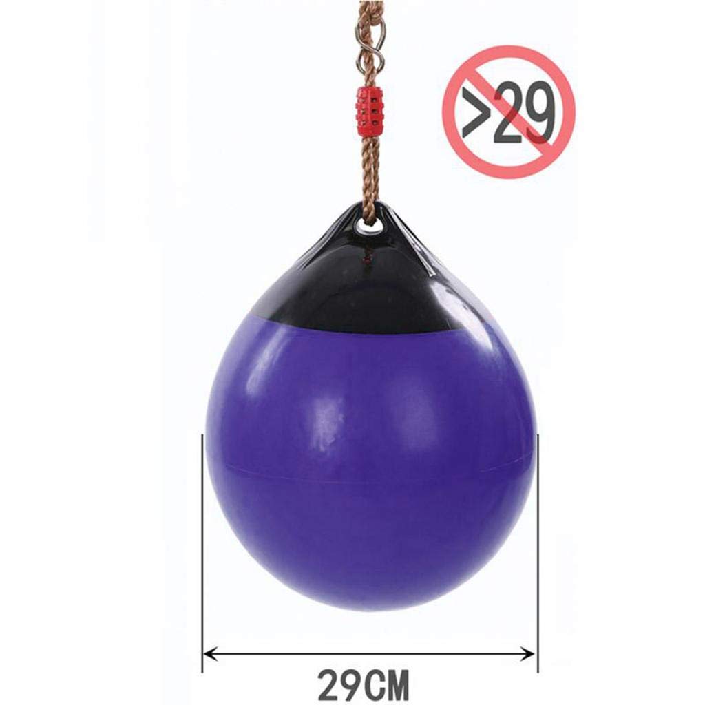 Sitzschaukel Set mit Seil Plattform Schaukel Zubehör für Spielplätze Kletterspielzeug aus PE Und Nylon für Garten Spielplatz Kinderzimmer, Lila