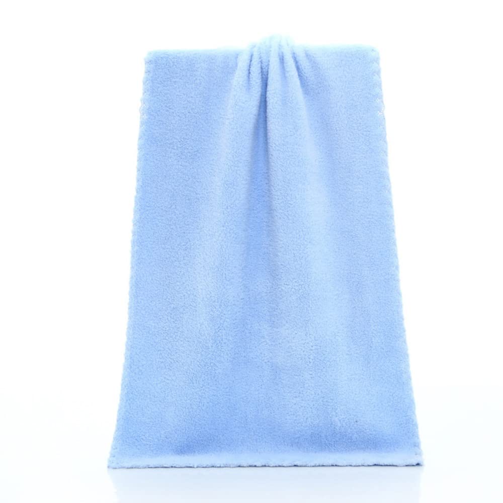 Serviette microfibre visage velours corail drap de bain de maison absorbant et respirant Argento