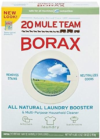 20 Mule Team Borax Natural Laundry Booster & Multi-Purpose Household Cleaner 76 oz (2.15 kg),1pk
