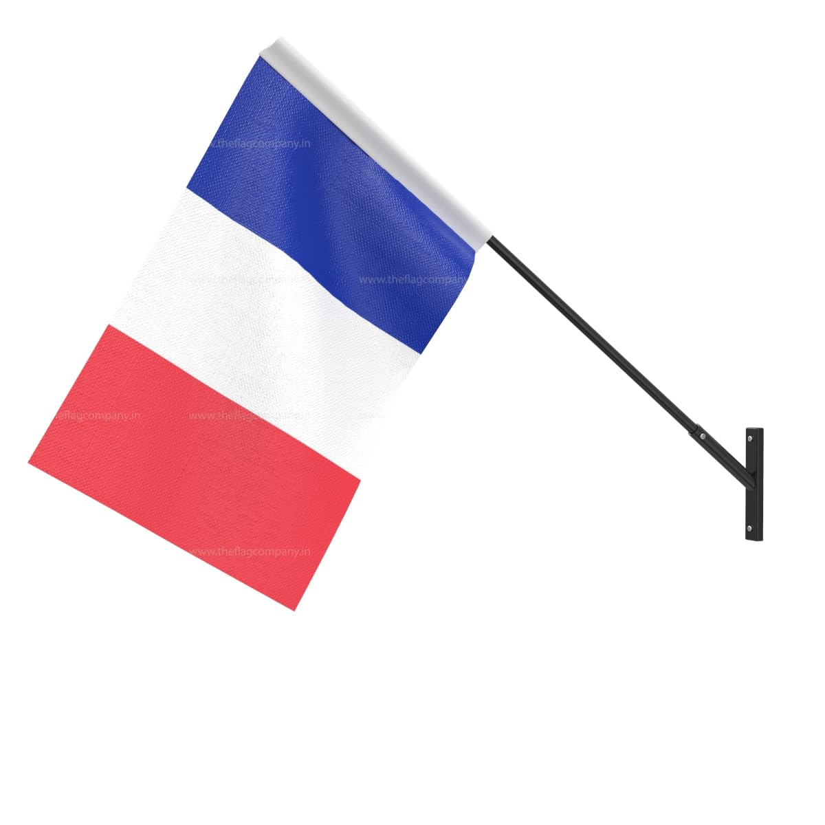 The Flag Company France Wall Mounted Flag | 12x18 Inch Fabric Flag with Wall Bracket | Ideal for Office, Home & Embassy Décor-image-32