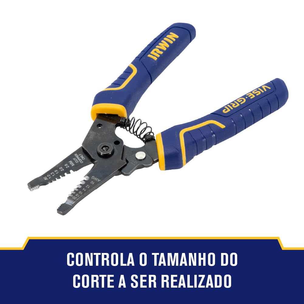 IRWIN VISE-GRIP Wire Stripping Tool/Wire Cutter, 6-Inch (2078316) — Amazon image 5