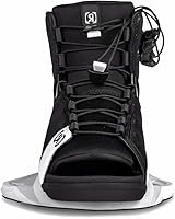 Vista 5 de RONIX Women's Halo Wakeboard Boots Durable Adjustable Open Toe Bindings with Stage 2 Liner, Ankle Support, MainFrame Chassis & AutoLock System