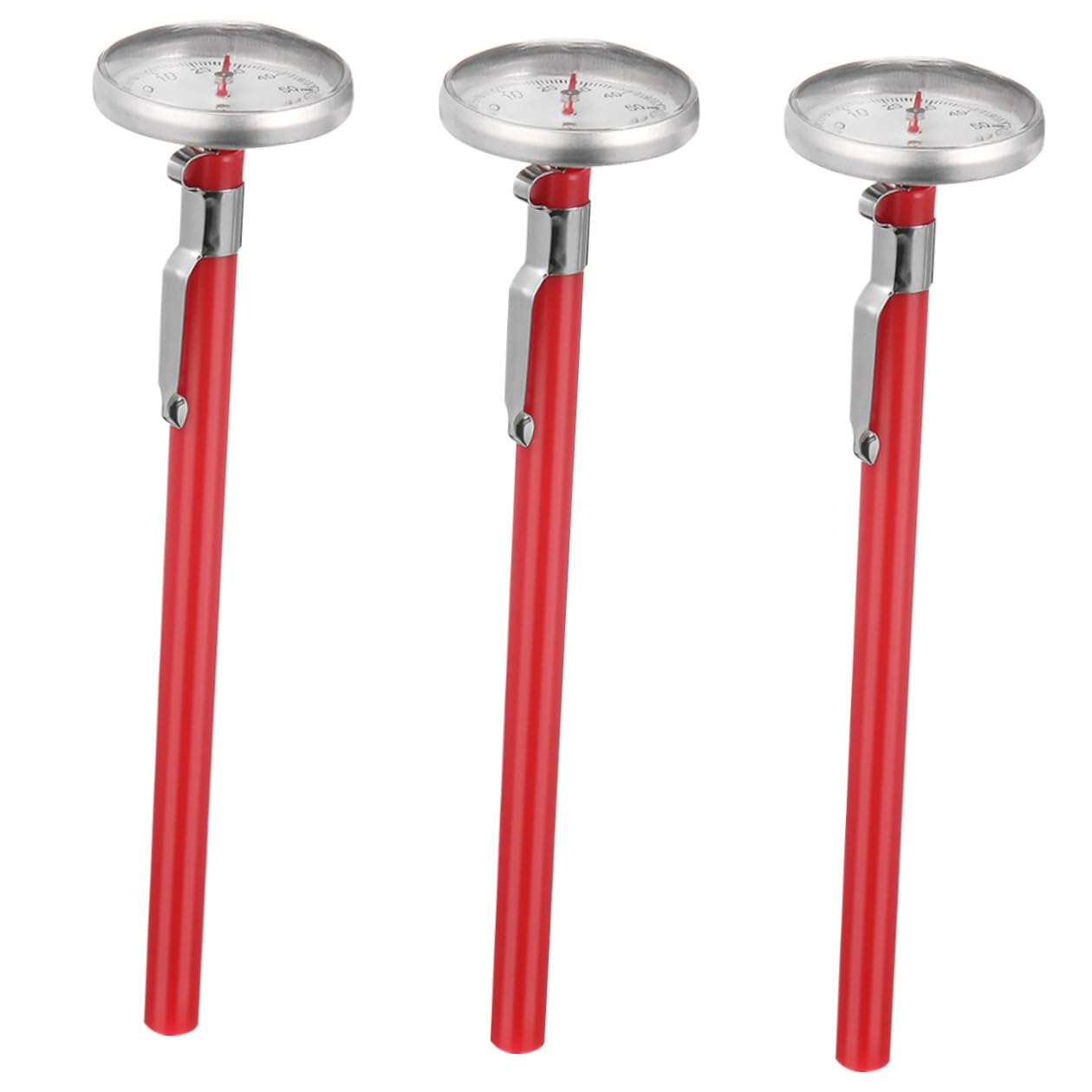 Car Air Conditioning Thermometer Mechanical Auto Thermometer 3pcs Set Small Portable Air Vent Temperature Gauge for Vehicle Interior Temperature Monitoring