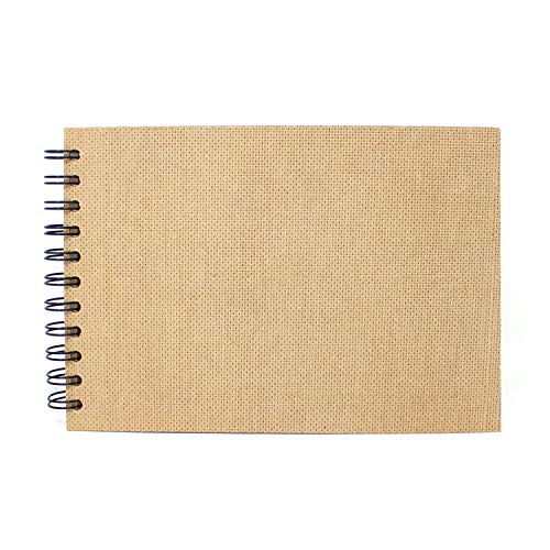 Artway Spiral Bound Sketchbook, A5 Landscape, White #TOP1